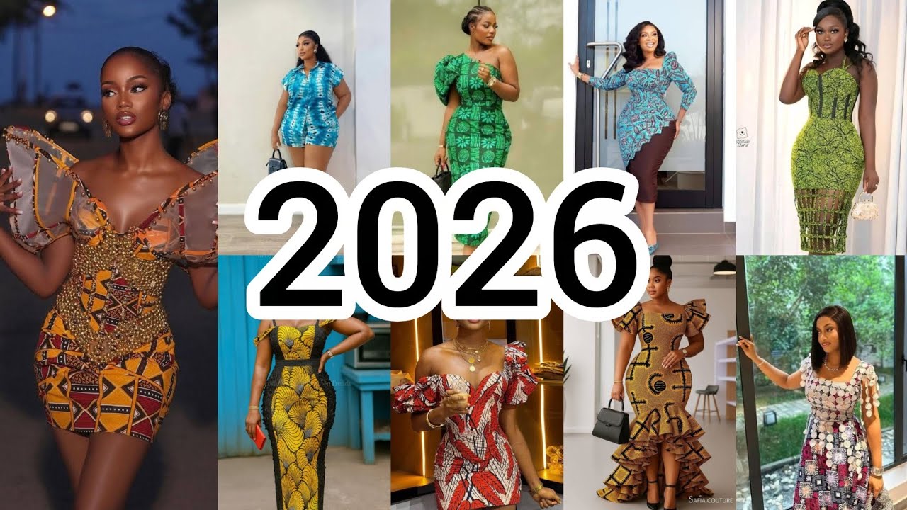 Самые модные и актуальные модели платьев анкара 2026 года / Длинные и короткие модели платьев анк...