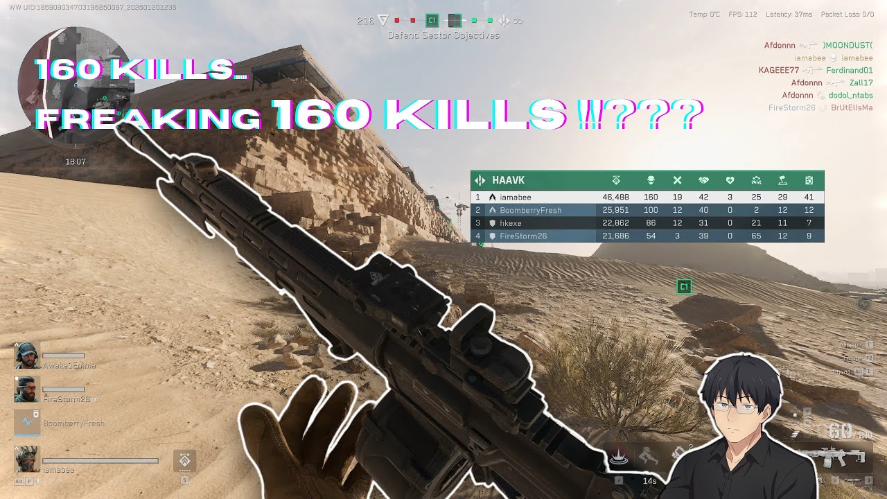 CI-19 from Streamer that got me 160 KILLS - Delta Force Assault Vyron Gameplay