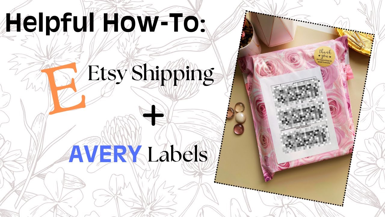 How I Print My Etsy Shipping Labels