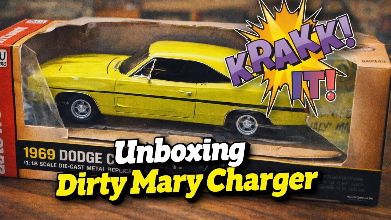 1/18 Auto World Silver Screen Machines Dirty Mary Crazy Larry Unboxing And Review!
