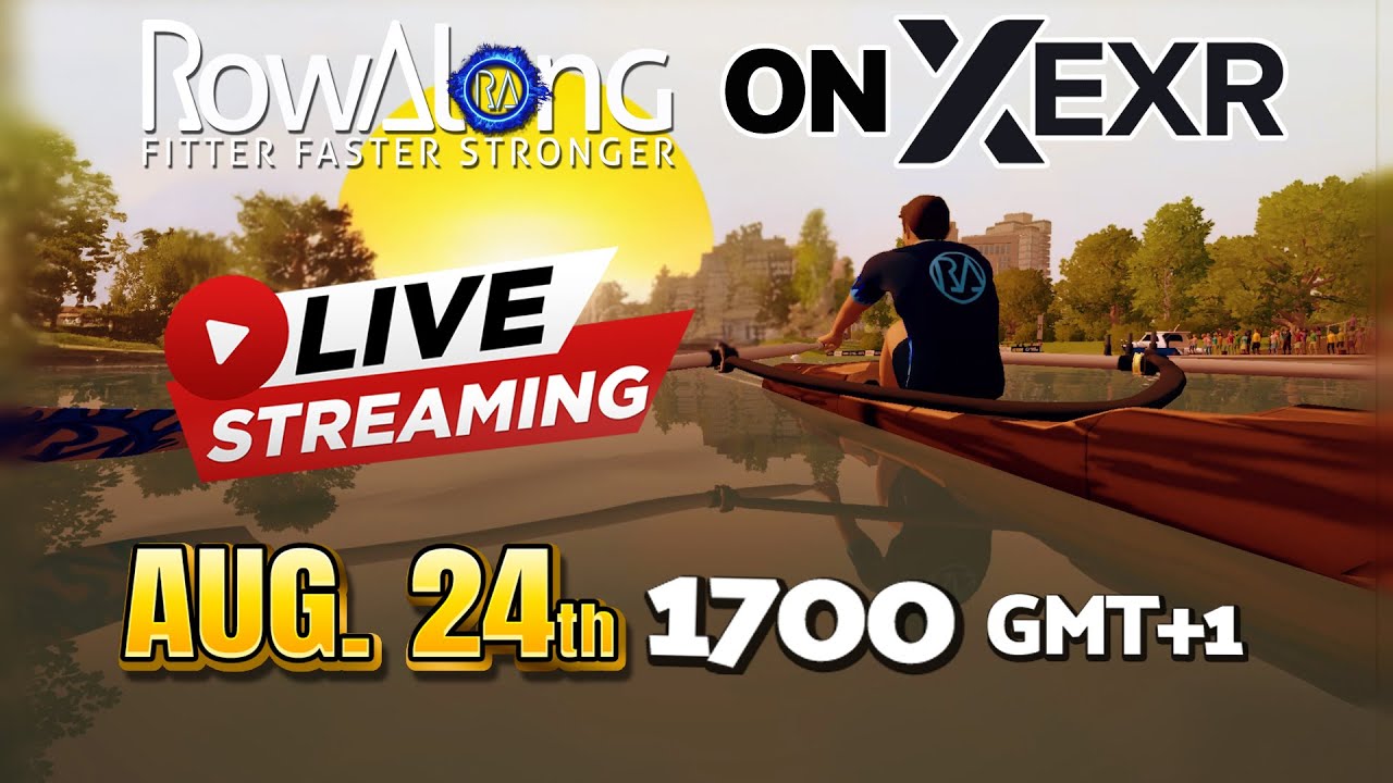 🔴 LIVE 30 Minute Group Row: 24th August  17:00 GMT+1 -  All Levels -  Any Rowing Machine