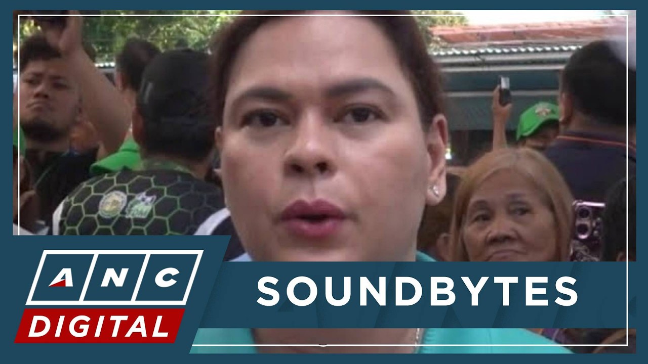 No due process? VP Sara flags 'double standards' in handling of impeach raps vs her, Marcos | ANC