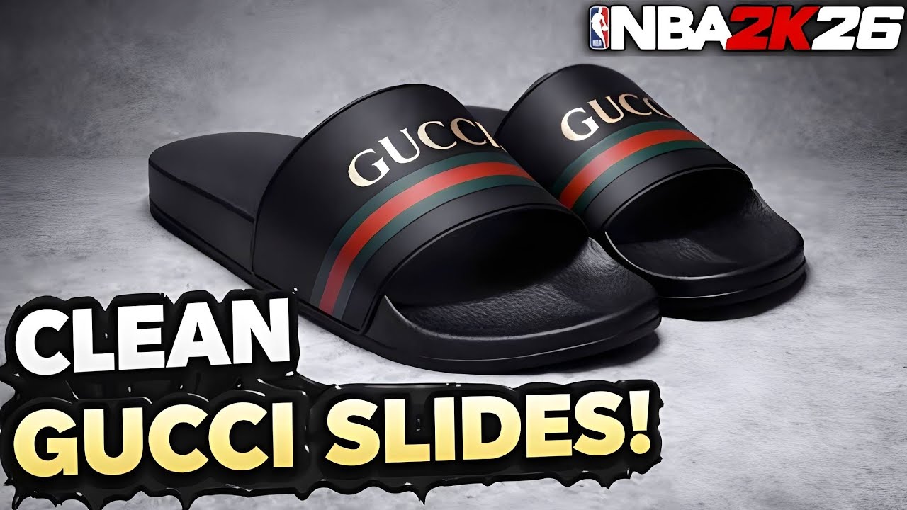 HOW TO MAKE GUCCI SLIDES ON NBA2k26