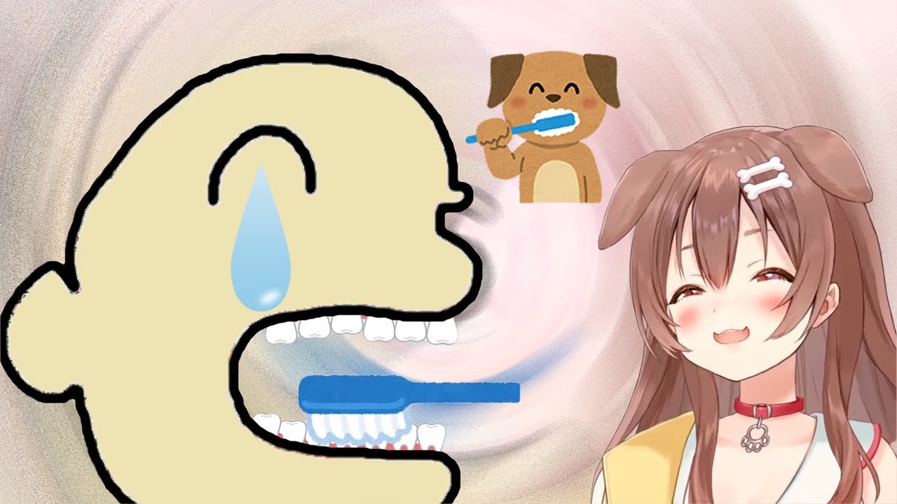 【ENG SUB】Inugami Korone teaches Overseas listeners Japanese and tooth brushing【Hololive】