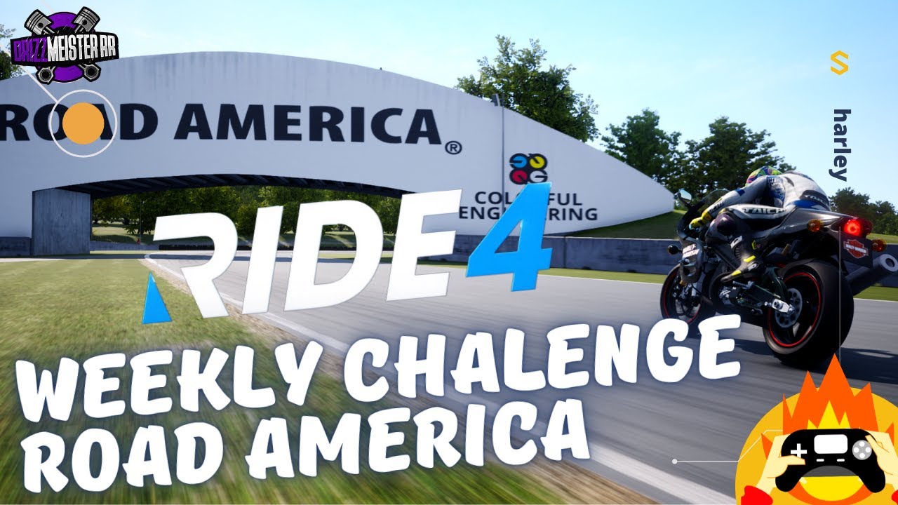 Ride 4 Weekly Challenge Road America Harley Davidson | #Ride4weekly