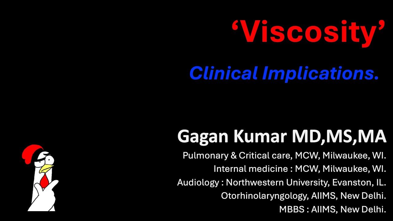 Why Understanding Viscosity Saves Lives ?