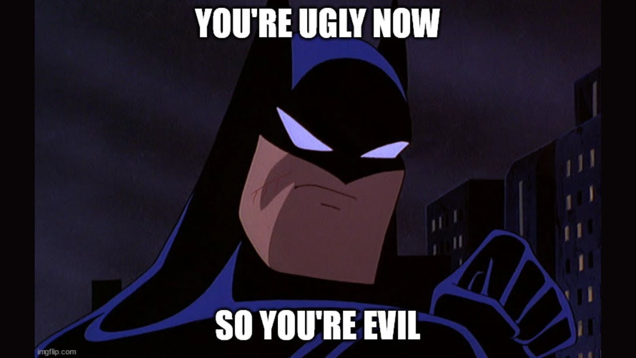 Batman confronts the EVIL Two-Face