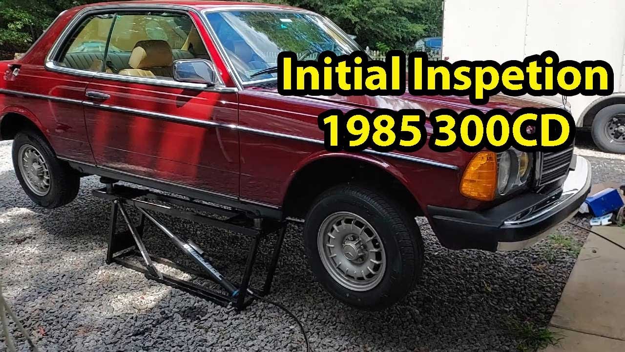 Mercedes 300CD 1985 года "Desert Red" — Часть 2. Первоначальный осмотр