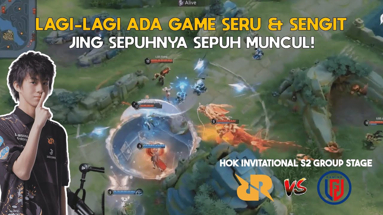 RRQ VS 5 LUCASNB, REKOR BARU TERCIPTA DI MENIT KE 7!!! RRQ VS LGD - HOK INVITATIONAL S2 Game 1