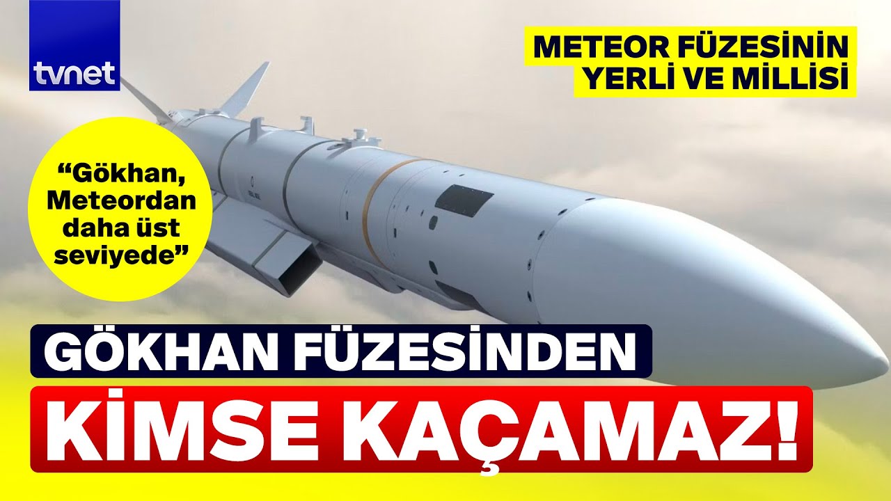 Gökhan füzesinin hava testleri yapılıyor: 