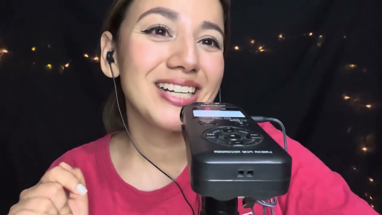 ASMR SUSURROS SEMI INAUDIBLES MOUTH SOUNDS PICALE TASCAM DR 05 x