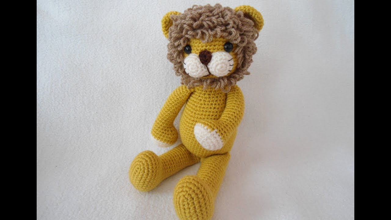 How to crochet amigurumi Lion  / animal  crochet tutorial