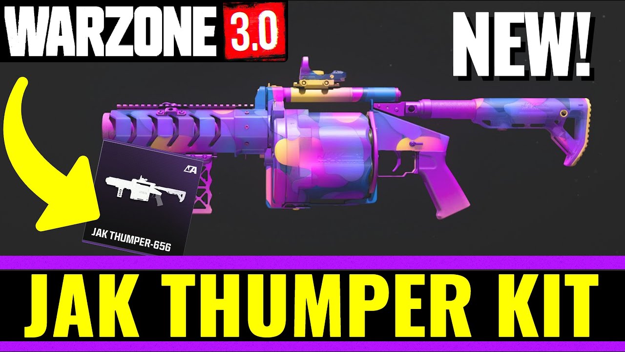 Warzone 3 NEW JAK THUMPER Kit RGL-80 Grenade Launcher & How To Unlock the NEW JAK THUMPER KIT!