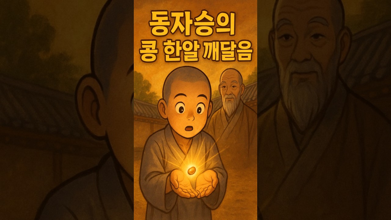 동자승의 콩 한알 깨달음 #불교이야기#깨달음#사소한것의가치#동자승#노승#마음공부