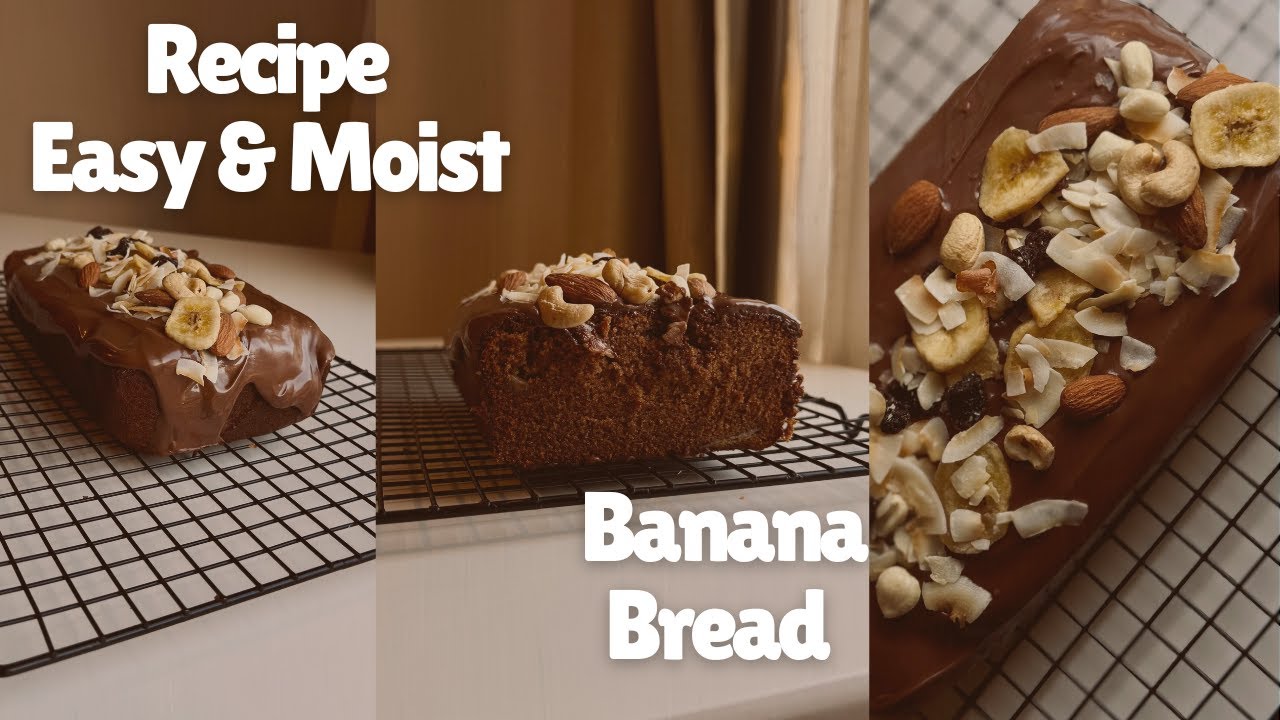 Vlog Moist Banana Bread Recipe – Soft, Fluffy & Bakery-Style