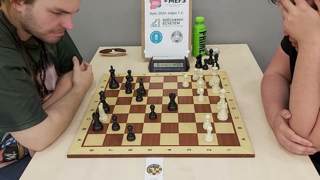 Fodor Balázs (2110) - FM Haszon Dávid (2180) 0:1
