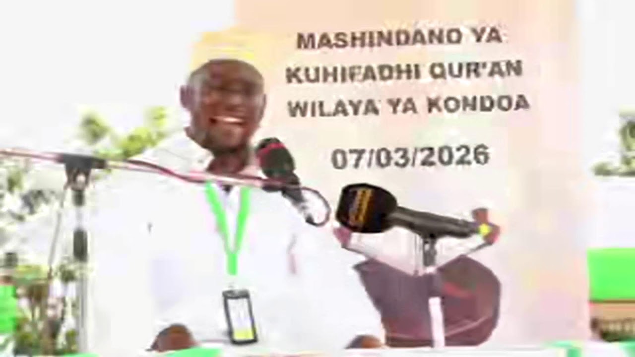 MASHINDANO YA KUHIFADHI QUR'AN TUKUFU-KONDOA