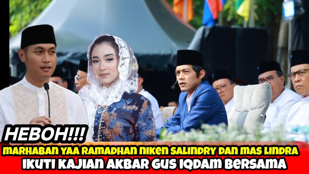 HEBOH‼️ Momen Niken Salindry Duduk Bareng Mas Lindra di Kajian Gus Iqdam, Alun-Alun Tuban Penuh Haru