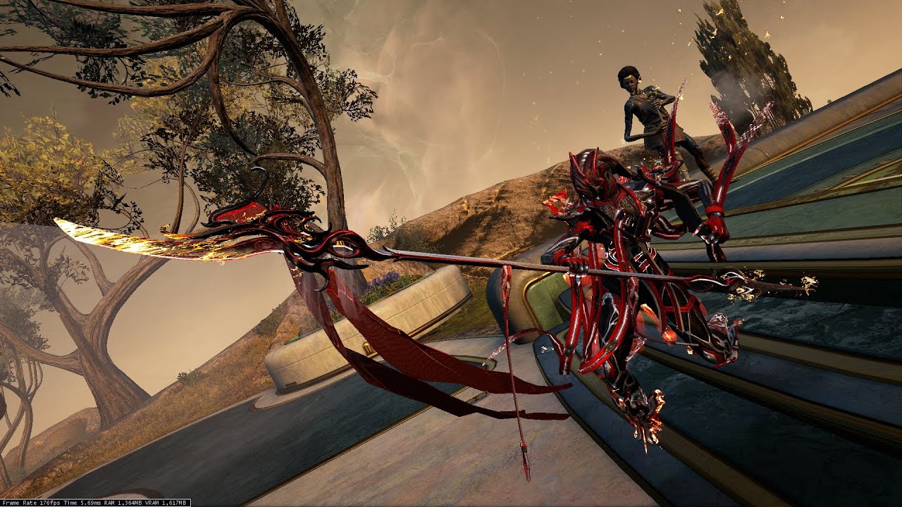 【Warframe/戰甲神兵】EDUN/天鐵 禁衛武卒新長刀(常規連擊流配置) 新手輕鬆簡單好上手 介紹配卡分享!