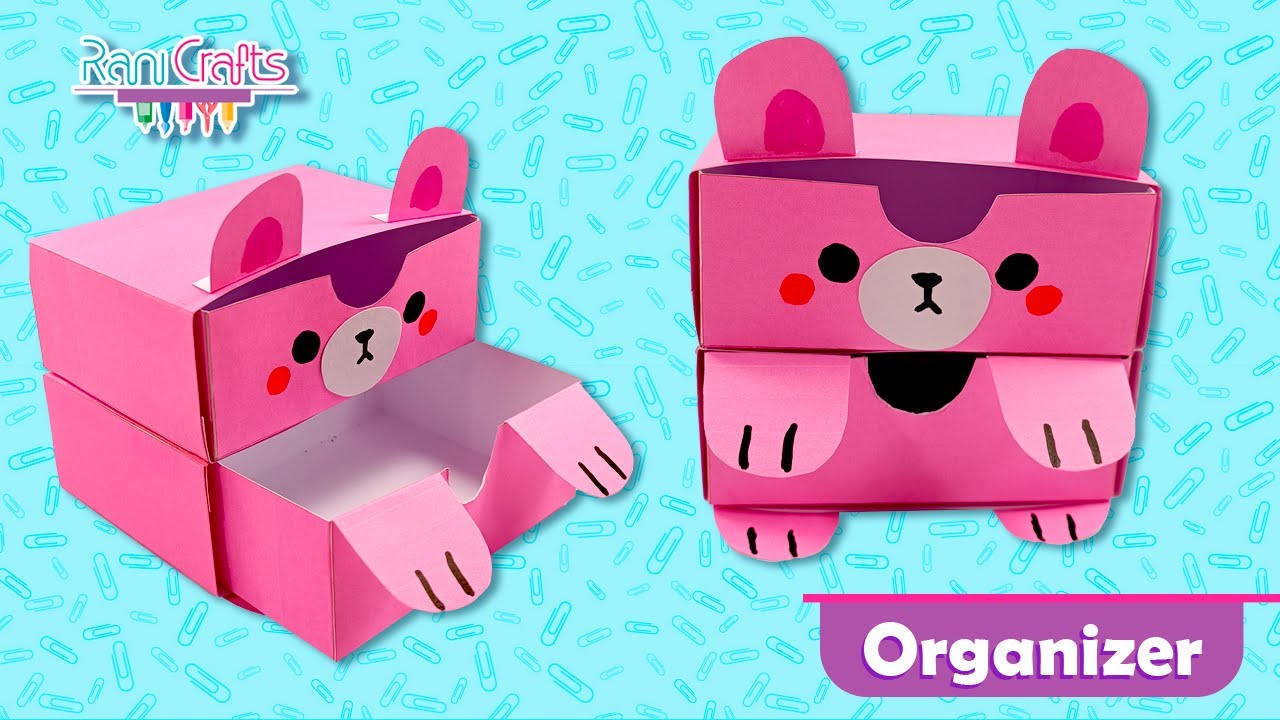 How to Make a  Mini Kawaii Organizer &ndash; Easy DIY Tutorial 🐻