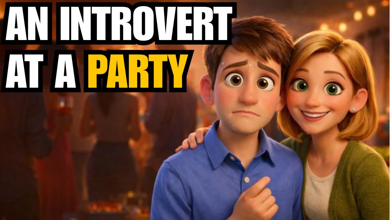 English Conversation Practice for Beginners | An Introvert at a Party (Real-Life Dialogues)