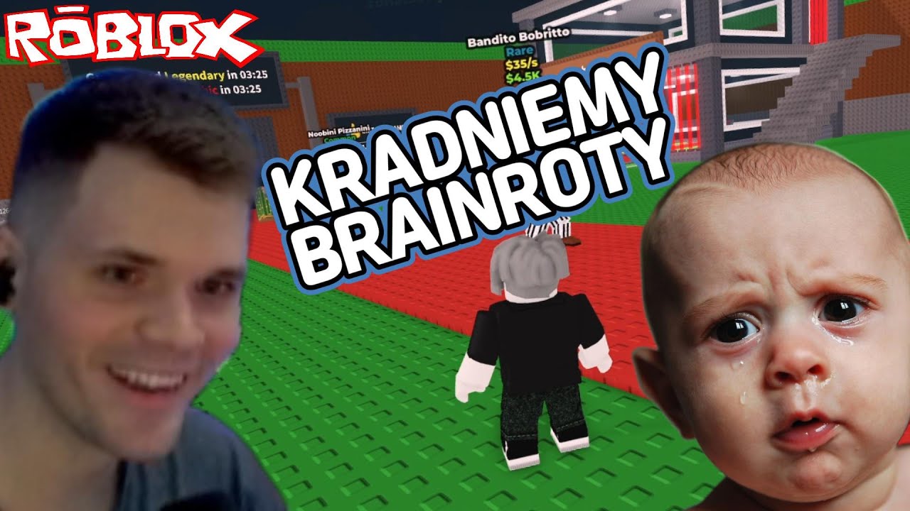 GUCIO KRADNIE DZIECIAKOM BRAINROTY XD | ROBLOX
