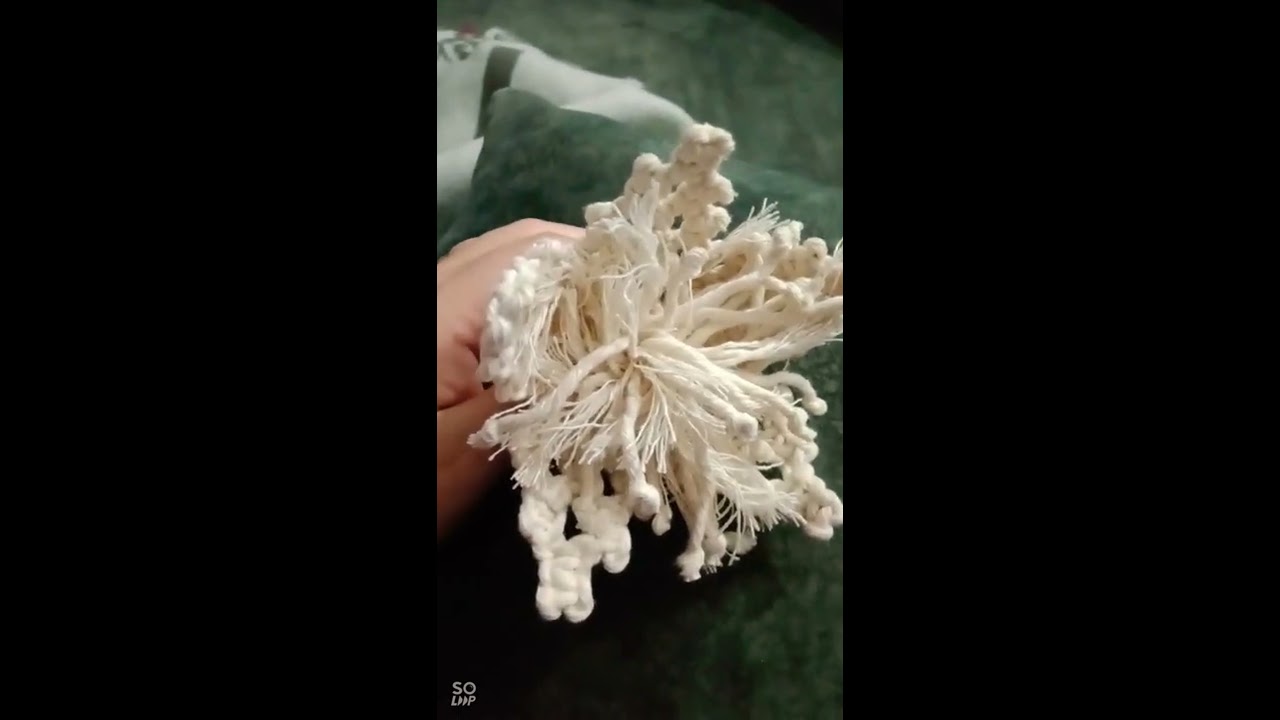 makrome çiçek yapımı #macrame