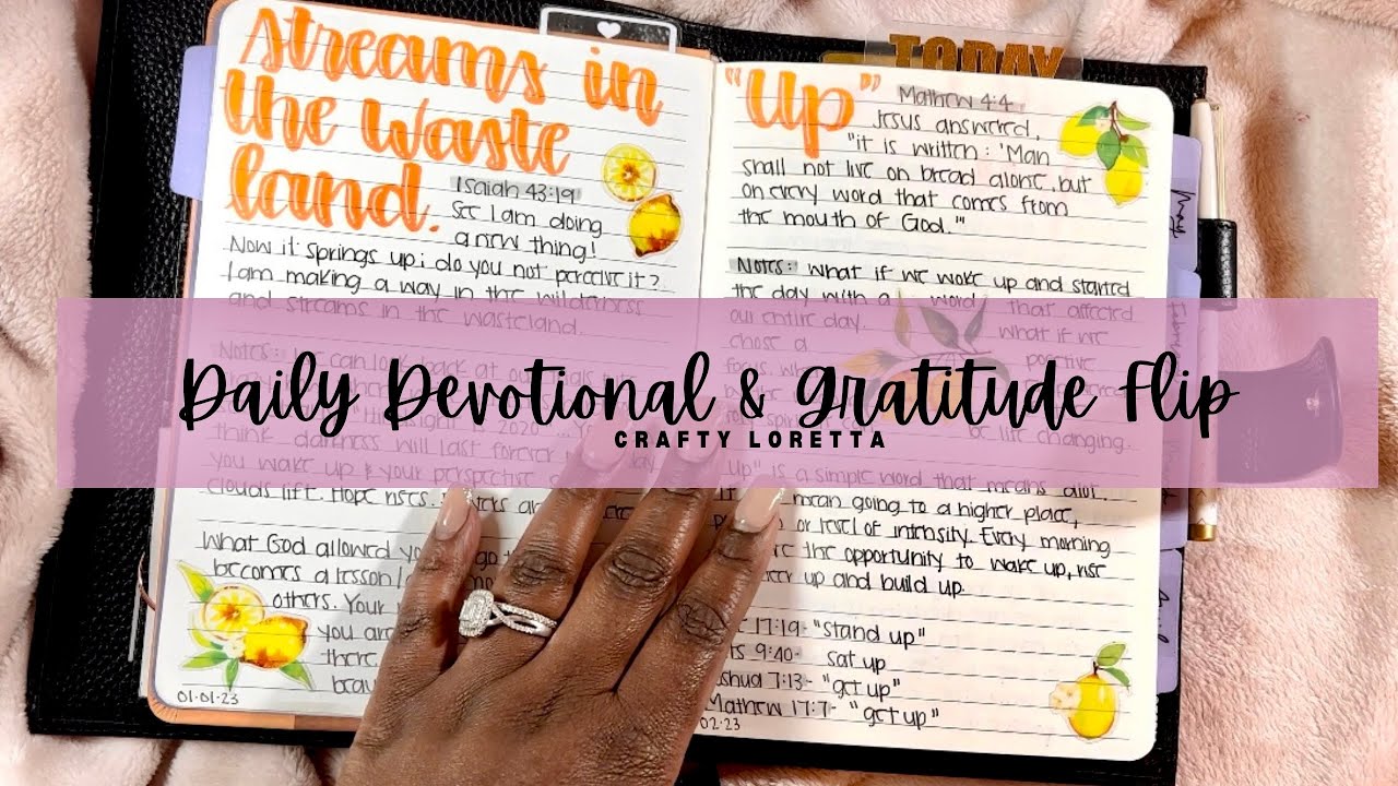 Moterm A5+ Pebbled Black Flip Through | Daily Devotional, Gratitude, Prayer Journal
