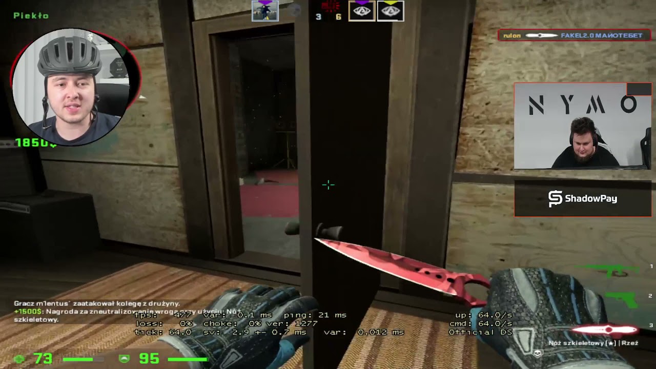 Snax się bawi i zabija 2 z kosy