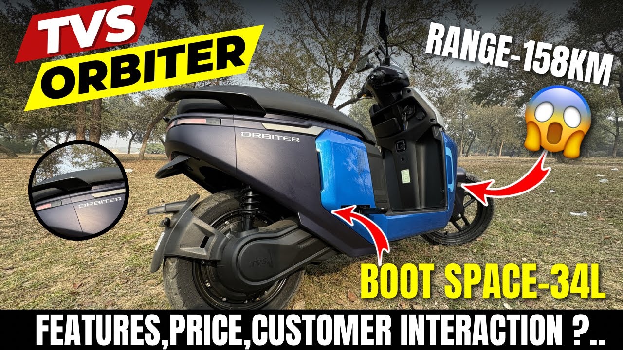 New 2026 TVS Orbiter Detailed Walkaround Review😍| Range,Features,Price | Electric Scooter Review