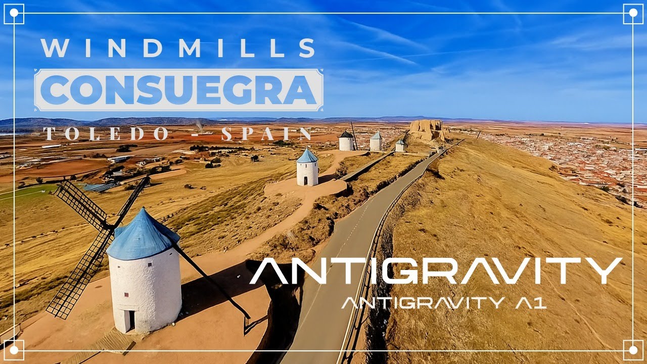 Antigravity A1 - Molinos de viento y castillo de Consuegra