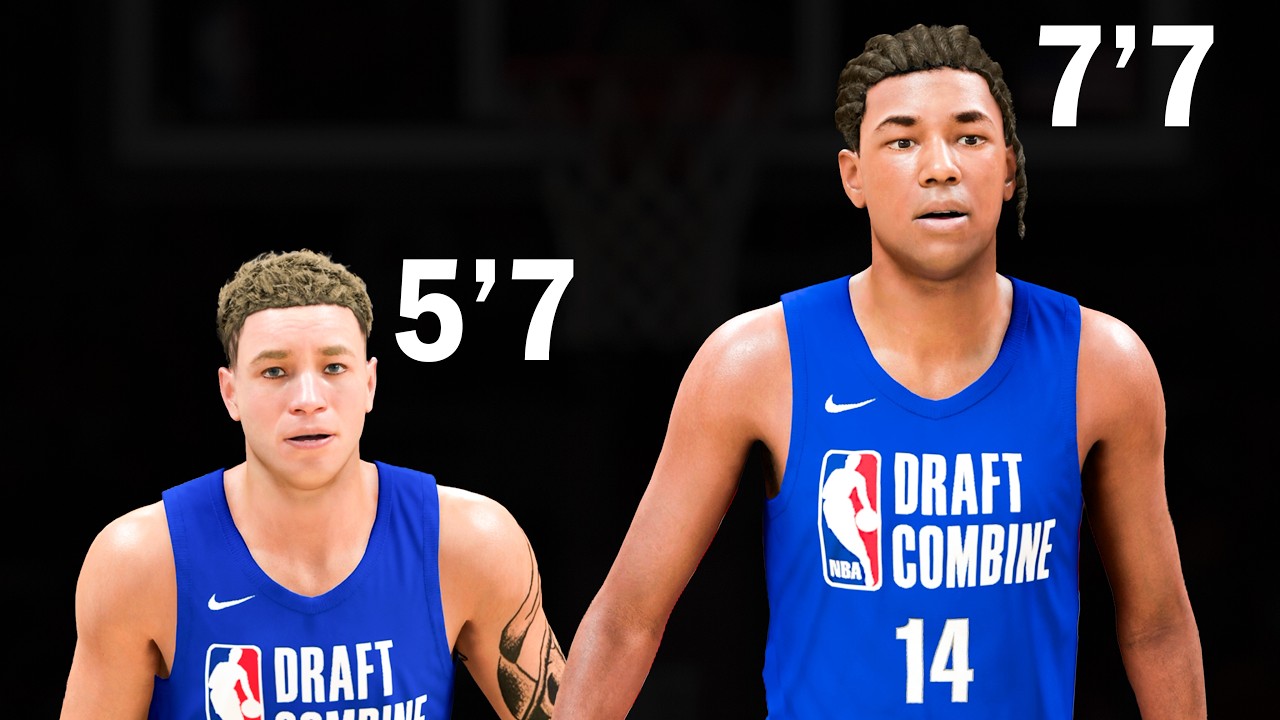 I Draft the Shortest & Tallest Player Every Year