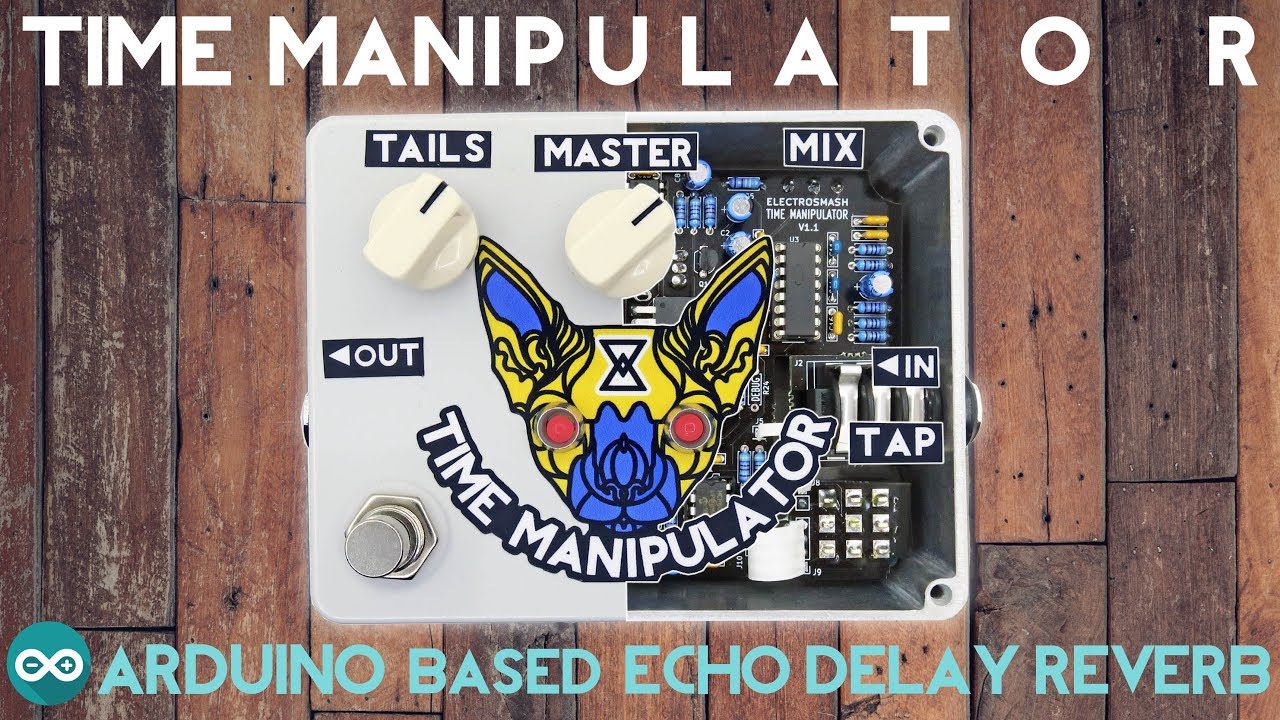 Time Manipulator - Arduino based Delay Echo Reverb Guitar Pedal