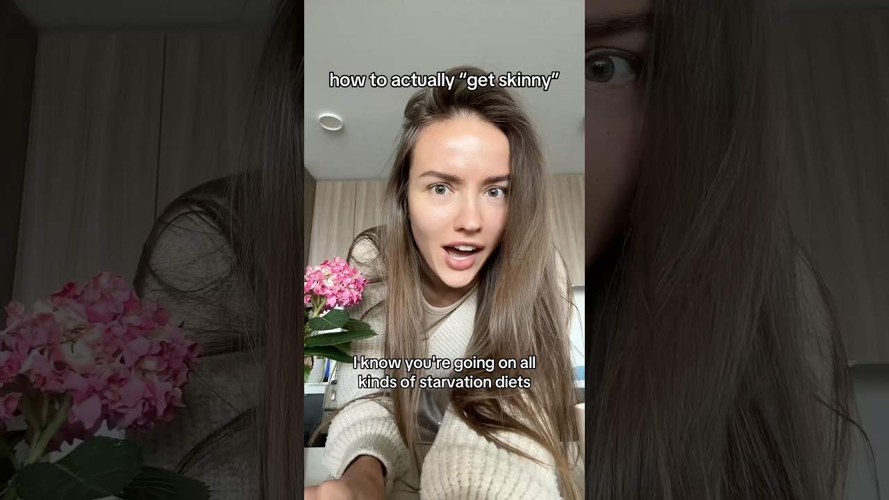 how to actually &ldquo;get skinny&rdquo; told by a model 🤫