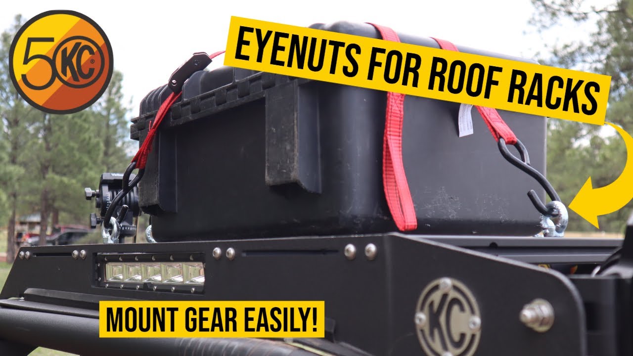 Roof Rack Accessories! KC M-RACKS Eyenuts Overview/Install
