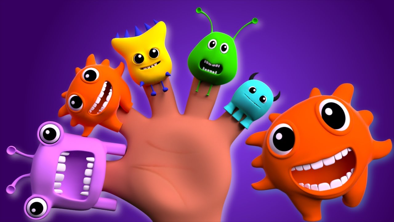 Monsters finger family | nursery rhymes | kids songs | children videos | kids tv