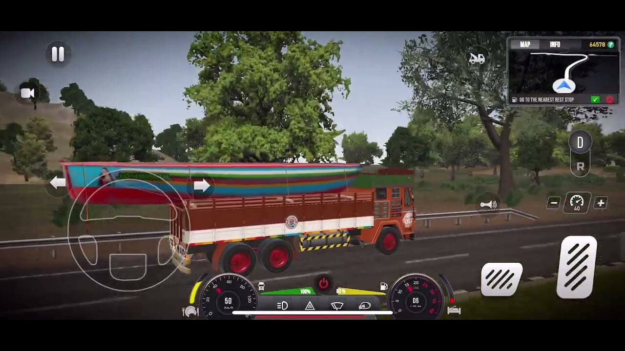 🛣️ Long Route Truck Delivery | Realistic Truck Driving