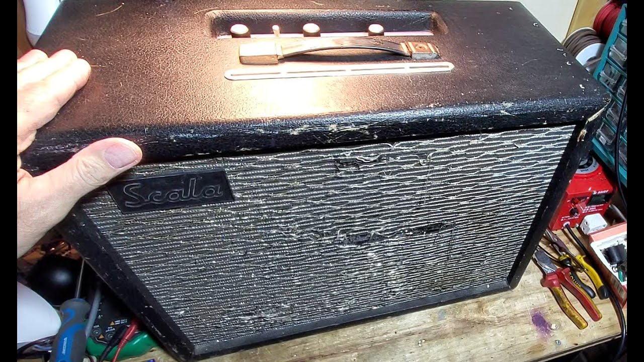 Dallas Scala 1960s Tube Guitar Amplifier Gets Some Mods