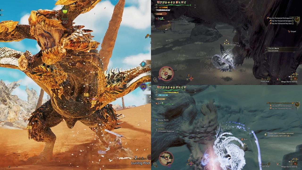 The Wind 'n' Sand Blues Advanced Quest Dual Blades Solo (22'34
