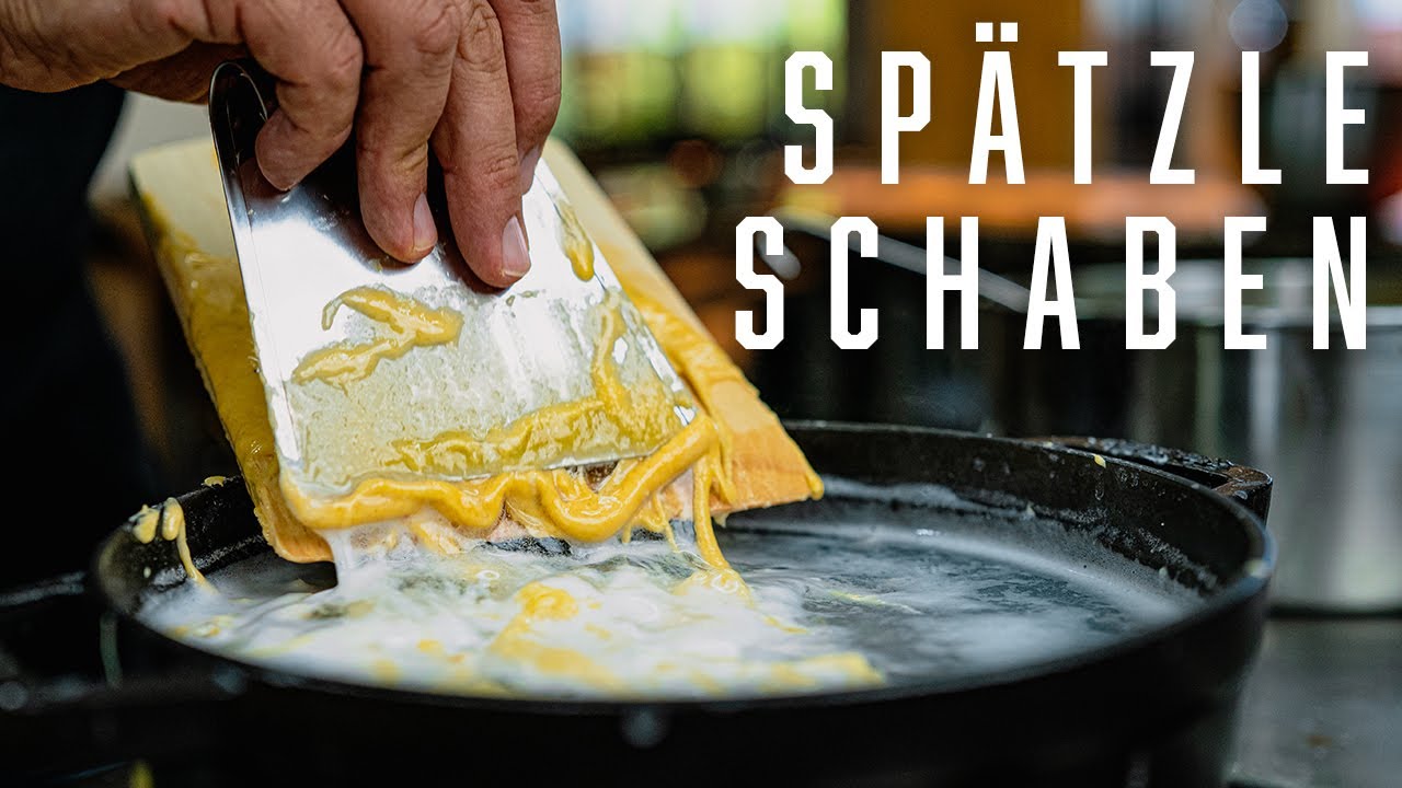 Spätzle schaben – Kochen im Tal
