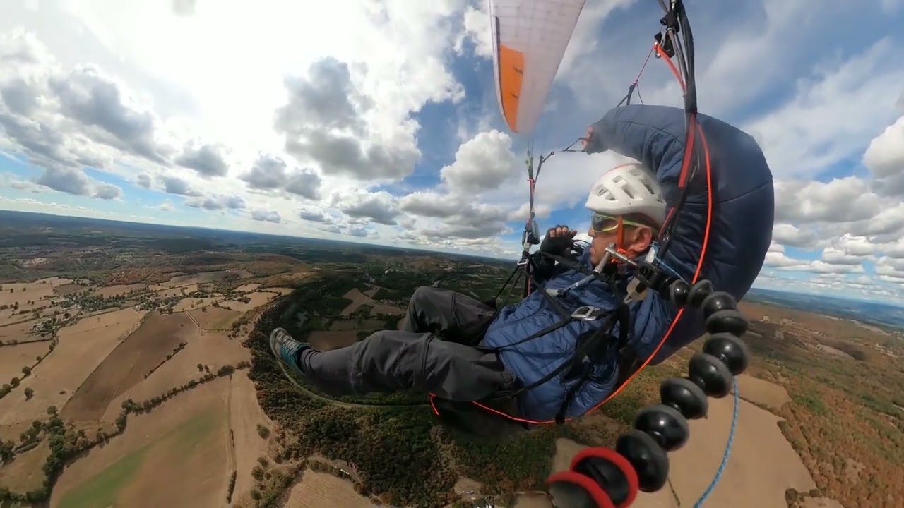les thermiques c'est génial en parapente hook 5P