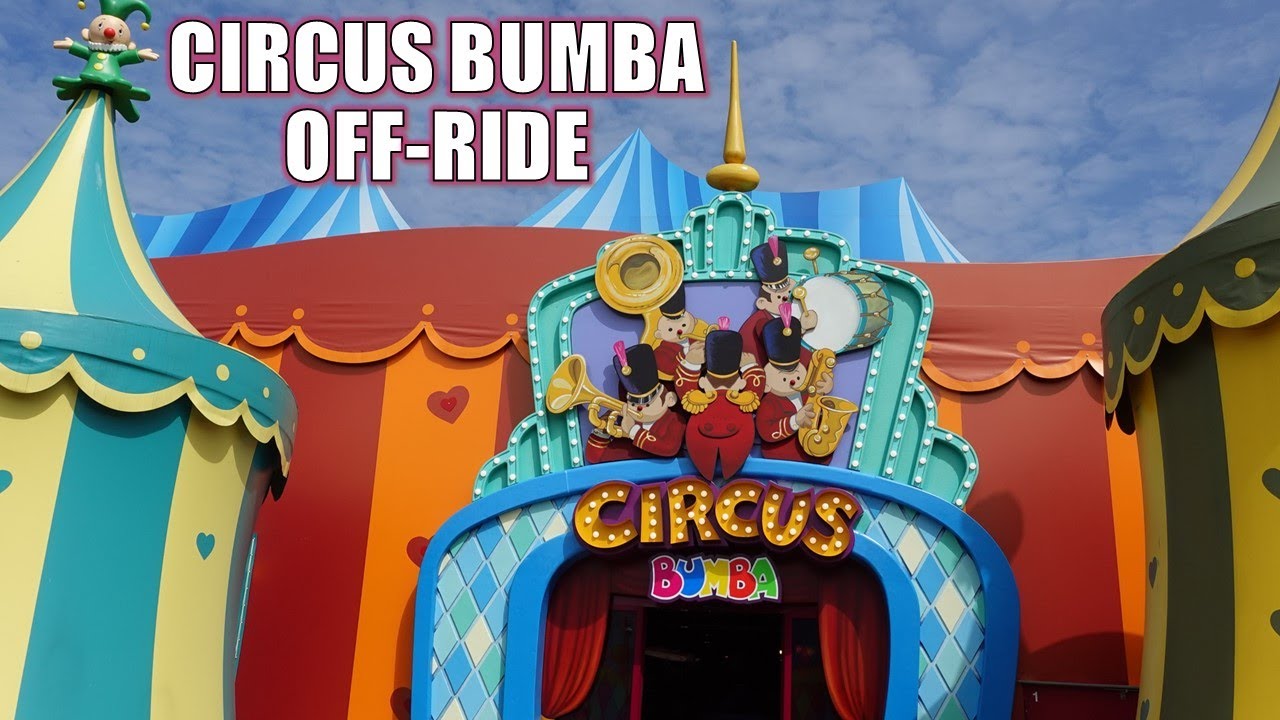 Circus Bumba Off-Ride Footage, Plopsaland de Panne Indoor Area | Non-Copyright