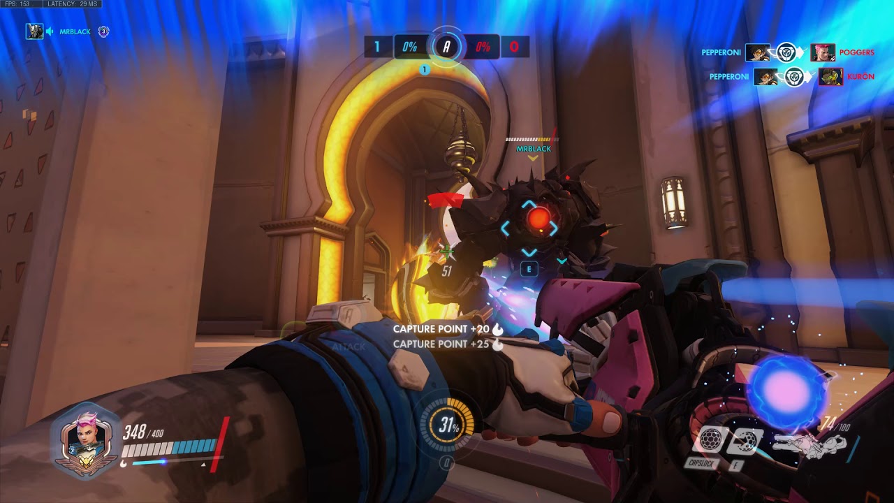 Flawless Zarya GamePlay ( 30-0 KD )