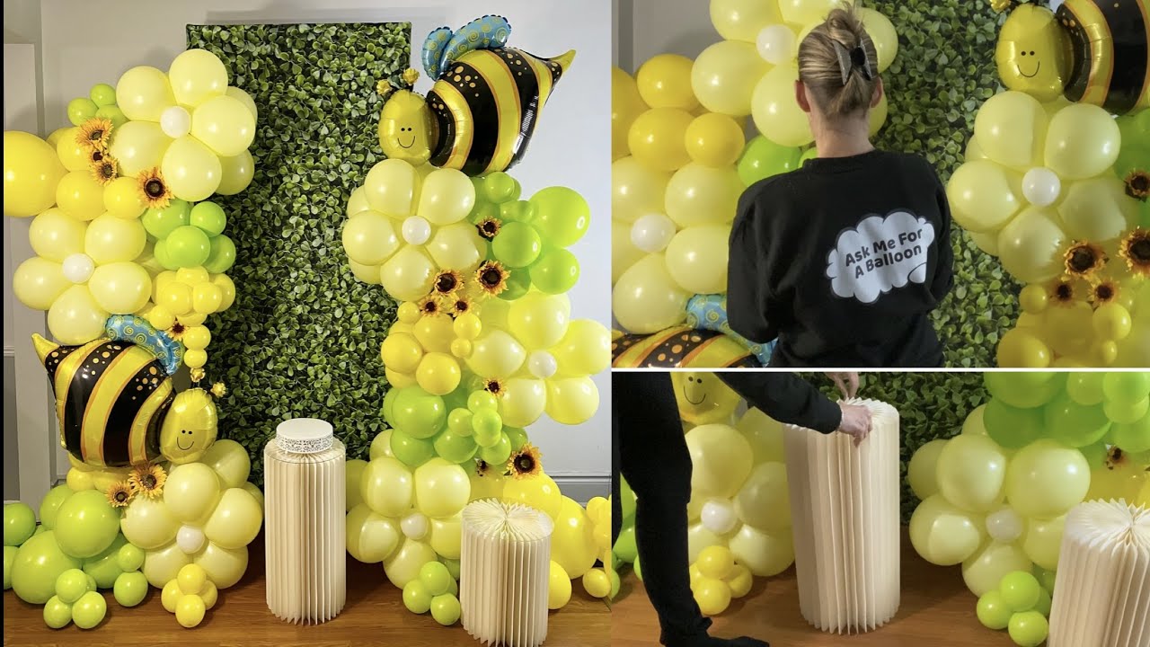 Bee & Flower Balloon Decoration