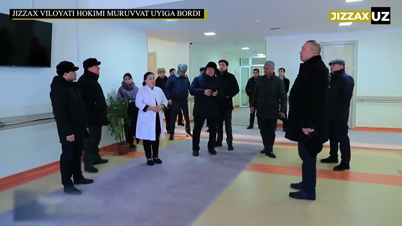 Жиззах вилояти ҳокими Эргаш Салиев Шароф Рашидов туманидаги Мурувват уйига борди