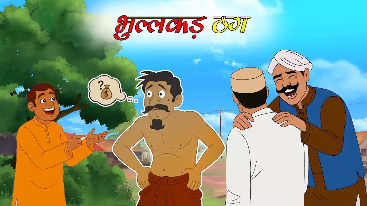 भुल्लकड़ ठग | Hindi Funny Story | Hindi Animation Story in 4k | Jinntoon