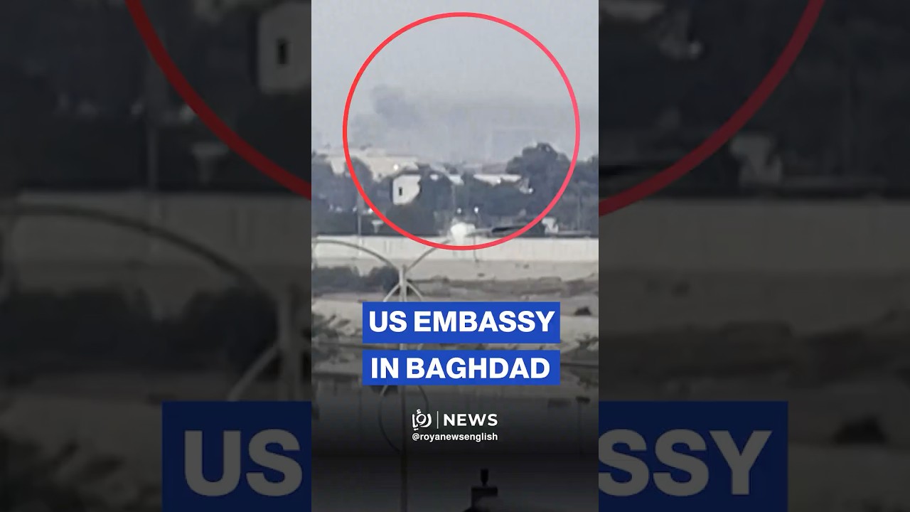 Smoke rises from US embassy compound in Baghdad
