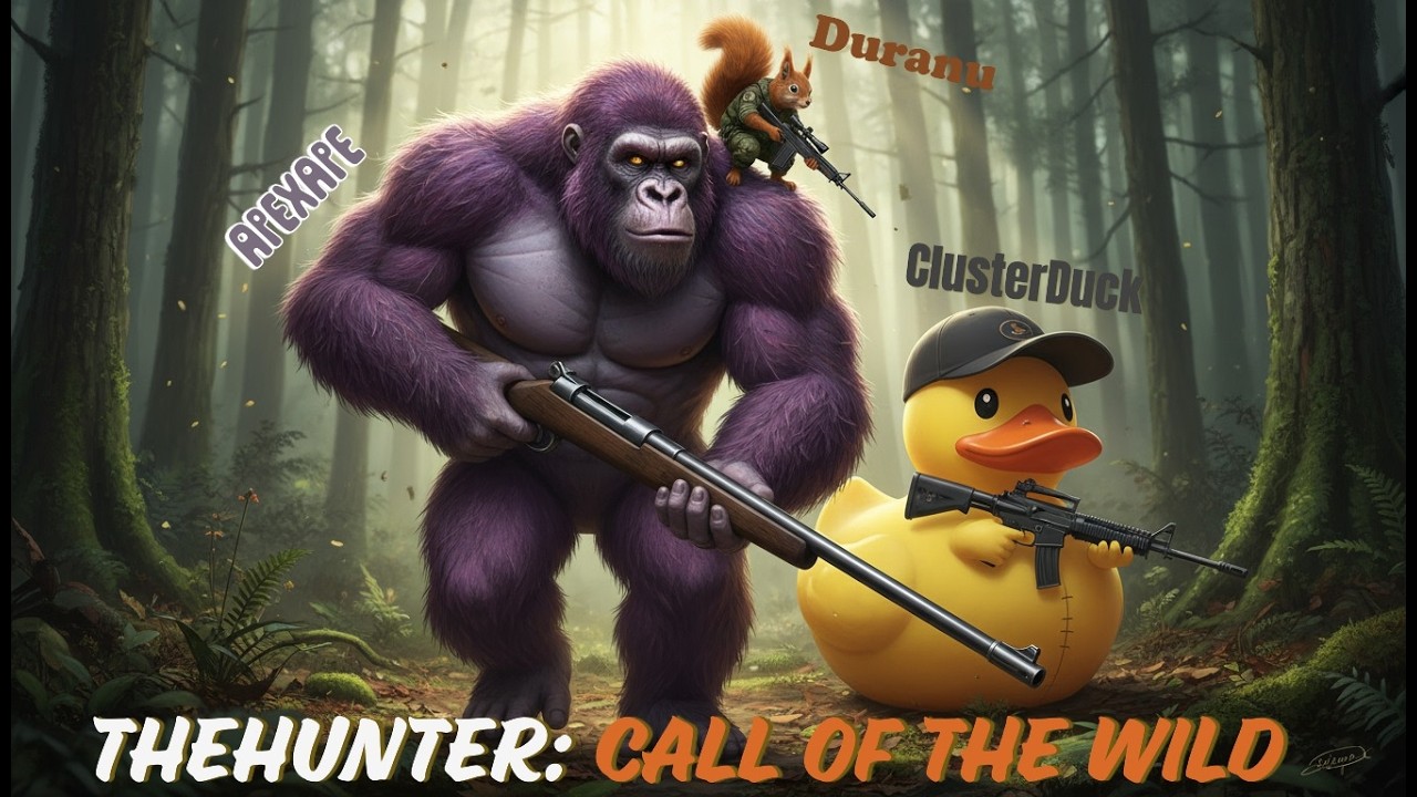 Going on the hunt w/ApexApe & ClusterDuck!  TheHunter: Call of the Wild - PC -🔴Live Stream