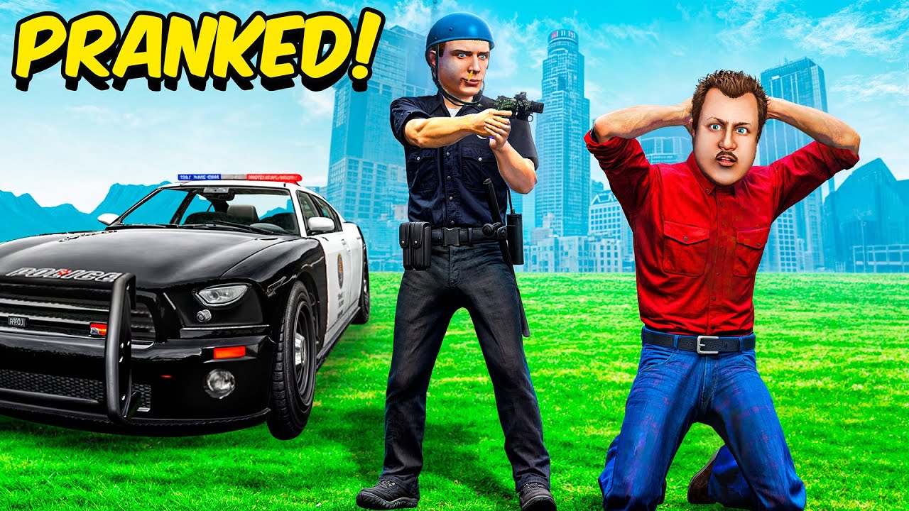 Разыгрываю папу, играя за полицейского в GTA 5!
