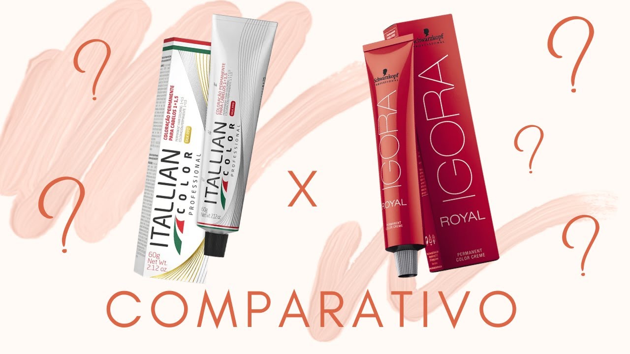 ITALLIAN COLOR 8.44 X IGORA 8.77 | COMPARATIVO!! - Qual a melhor tinta para cabelos ruivos???